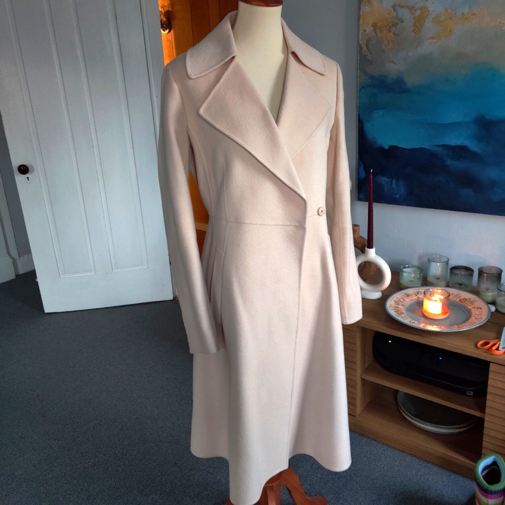 SportMax coat, virgin wool and angora with silk  lining